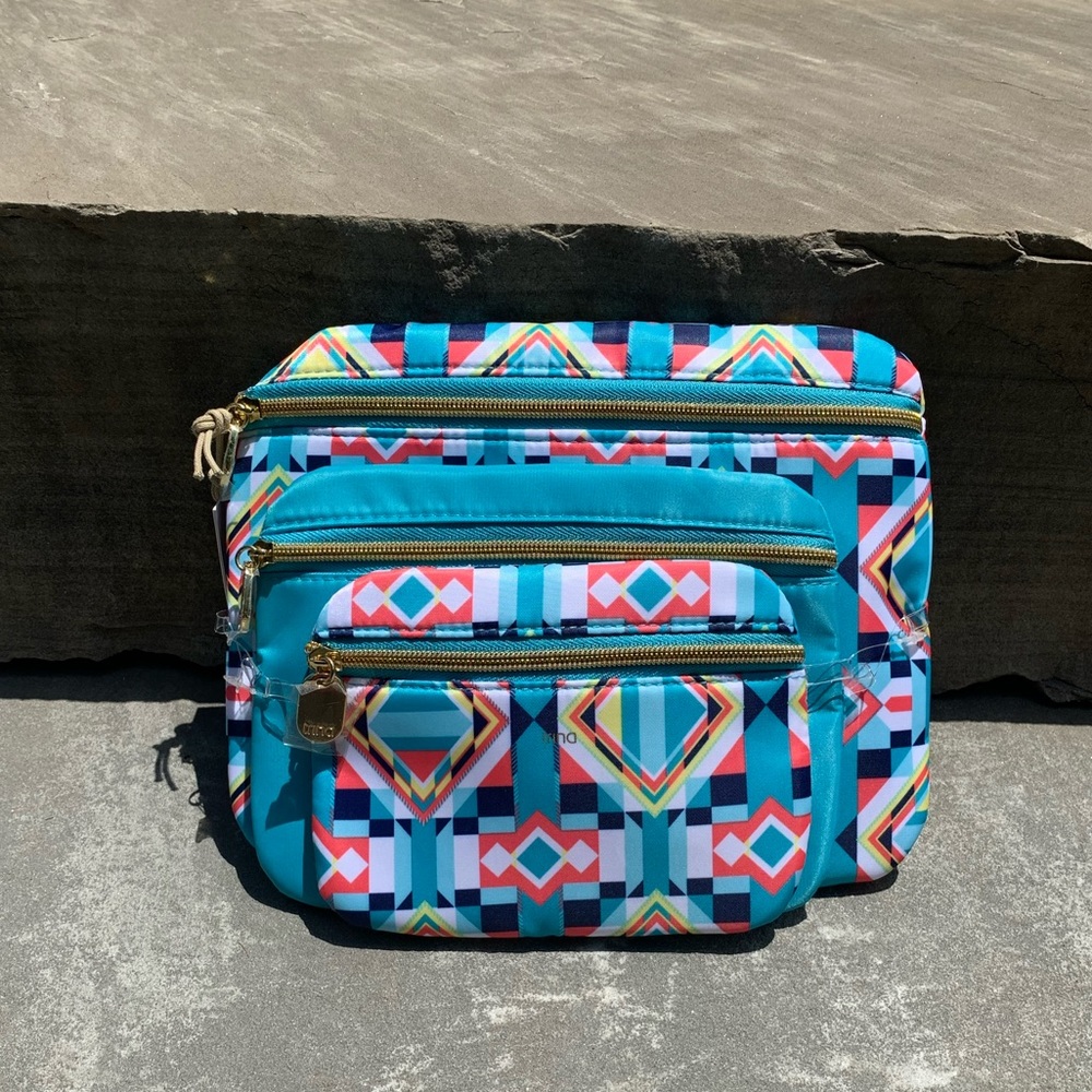 multi-bag makeup pouch
